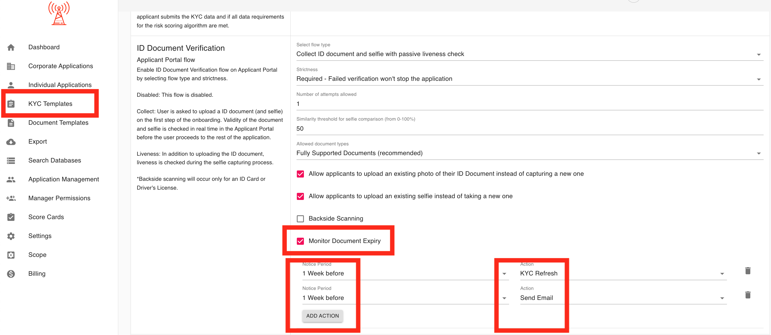 Document Expiry Monitoring UI