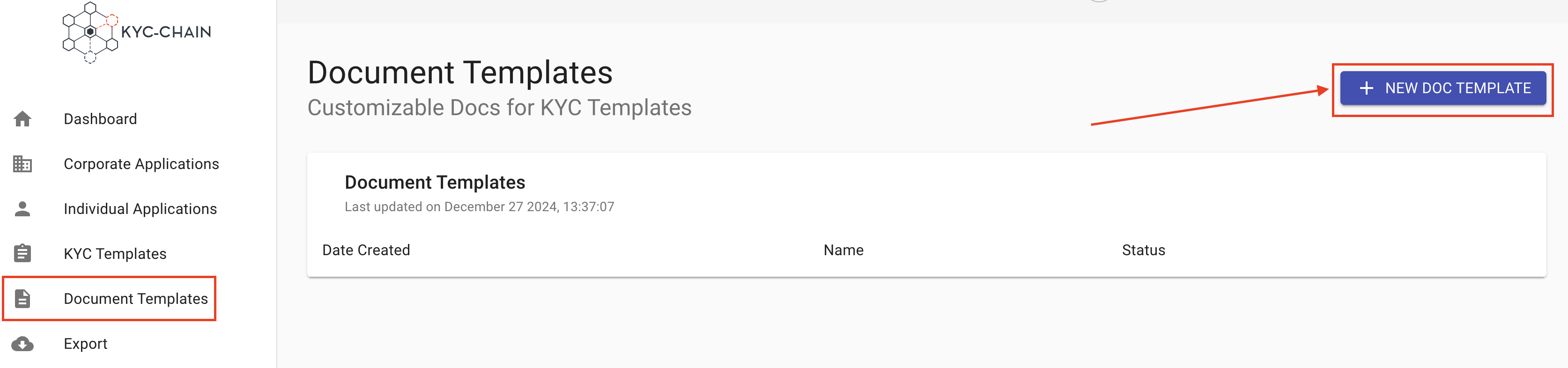Create Document Template 1
